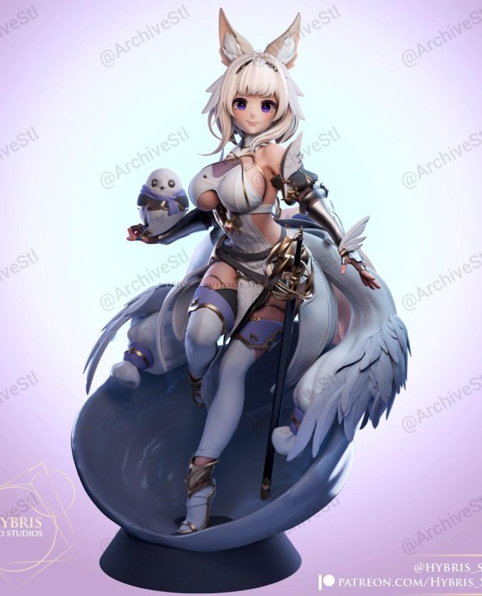 圣园响 Misono Hibiki 3D打印图纸